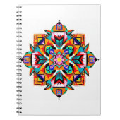 Kaleidoscope Burst: A Modern Tribal Mandala Notitieboek (Voorkant)