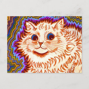 Kaleidoscope Cat Briefkaart