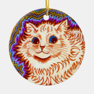 Kaleidoscope Cat Keramisch Ornament