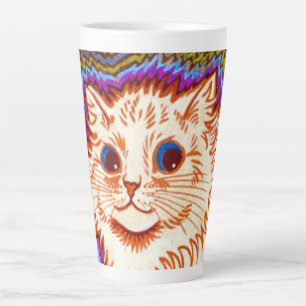 Kaleidoscope Cat Latte Mok