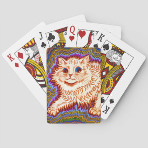 Kaleidoscope Cat Pokerkaarten