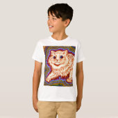 Kaleidoscope Cat T-shirt (Voorkant volledig)