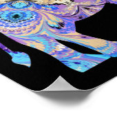 Kaleidoscope Circus Elephant Imprimer Poster (Coin)