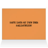 Kaleidoscope Citrouille orange Bonne Halloween (Intérieur Horizontal (haut))