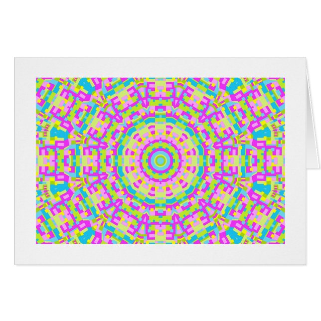 Kaleidoscope coloré 03 (Bordé) (Devant horizontal)