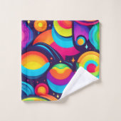 Kaleidoscope Cosmique Vibrant (Gant de toilette)