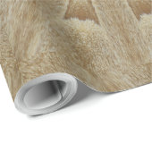 Kaleidoscope Design Light Brown Rustic Floral Cadeaupapier (Rol Hoek)