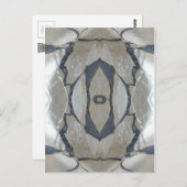 Kaleidoscope Design Light en Dark Grey Pattern Briefkaart (Voorkant / Achterkant)