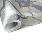 Kaleidoscope Design Light en Dark Grey Pattern Cadeaupapier (Rol Hoek)