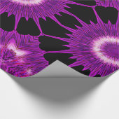 Kaleidoscope Design Paars Pink Art Cadeaupapier (Hoek)