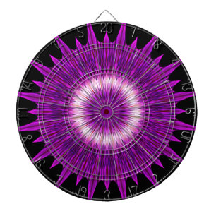 Kaleidoscope Design Paars Pink Art Dartbord
