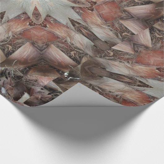 Kaleidoscope Design Star van de boomstam van de pa Cadeaupapier (Hoek)