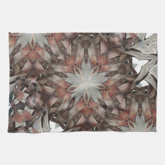 Kaleidoscope Design Star van de boomstam van de pa Theedoek (Horizontaal)