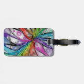 Kaleidoscope Dragonfly Bagagelabel (Achterkant horizontaal)