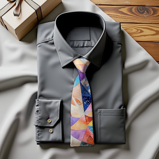 Kaleidoscope Dreams Abstracte kunst Stropdas