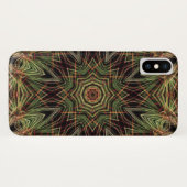 Kaleidoscope du Coque iphone vert (Dos (Horizontal))