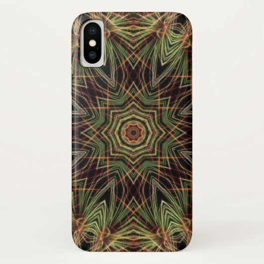 Kaleidoscope du Coque iphone vert (Dos)
