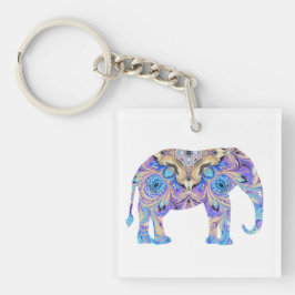 Kaleidoscope Elephant Sleutelhanger