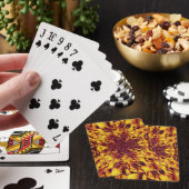 Kaleidoscope Fire Explosion Pokerkaarten (Insitu)
