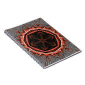 Kaleidoscope Flames Carnet spiral (Côté Droit)