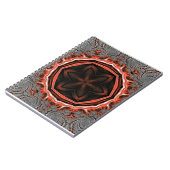 Kaleidoscope Flames Carnet spiral (Côté gauche)