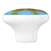 Kaleidoscope Floral Ceramic Knob Keramische Knop (Zijkant)