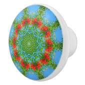 Kaleidoscope Floral Ceramic Knob Keramische Knop (Rechts)