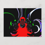 Kaleidoscope Fluid Art Print Briefkaart (Voorkant)