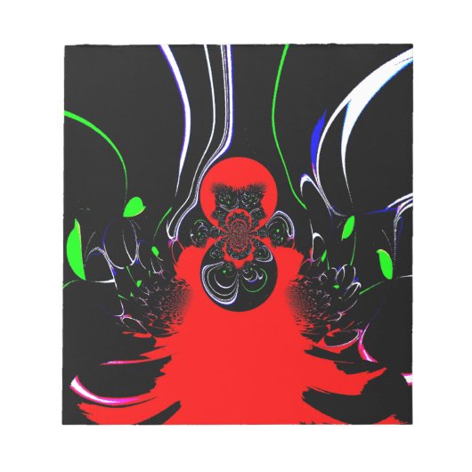 Kaleidoscope Fluid Art Print Notitieblok (Voorkant)