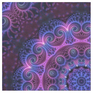 Kaleidoscope Fractal - Hearts Mandala + uw ideeën Stof