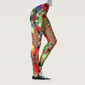 "Kaleidoscope Fury" Confort Leggings (Droite)
