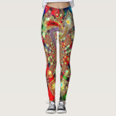 "Kaleidoscope Fury" Confort Leggings (Devant)
