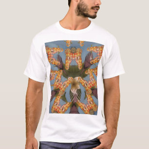 Kaleidoscope Giraffe Mandala: Abstracte Safari kun T-shirt