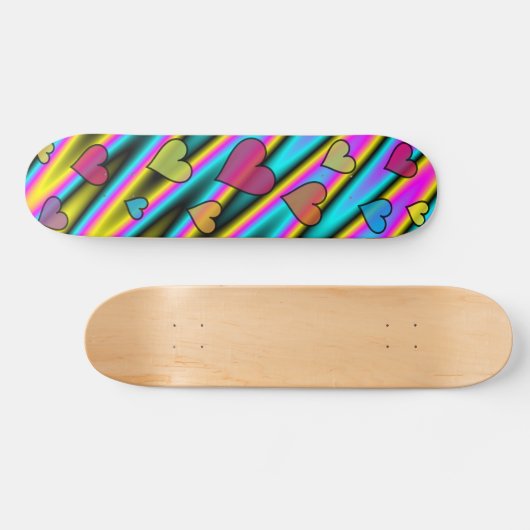 Kaleidoscope Hearts Skateboard (Horizontaal)