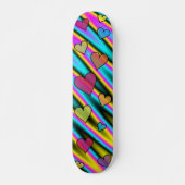 Kaleidoscope Hearts Skateboard (Voorkant)