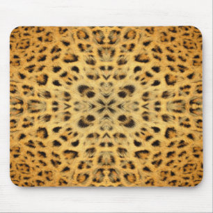 Kaleidoscope Leopard Fur Pattern mousepad Muismat