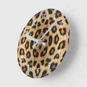 Kaleidoscope Leopard Fur Pattern Ronde Klok (Hoek)