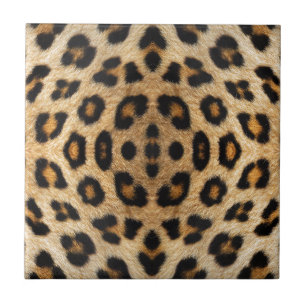 Kaleidoscope Leopard Fur Pattern Tegeltje