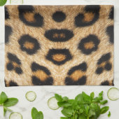 Kaleidoscope Leopard Fur Pattern Theedoek (Gevouwen)