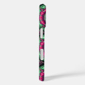 Kaleidoscope-magenta groen zwart Case-Mate iPhone case (Achterkant / Rechts)