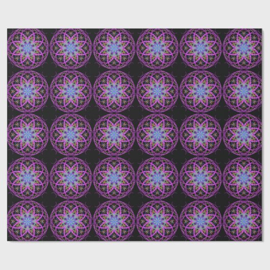 Kaleidoscope Mandala Art Cadeau Papier cadeau 5 (Plat)