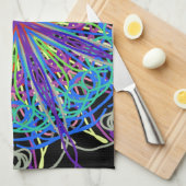 Kaleidoscope Mandala Art Joyful Colors Theedoek (Quarter Fold)