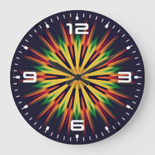 Kaleidoscope Mandala Flower-21855 Grote Klok