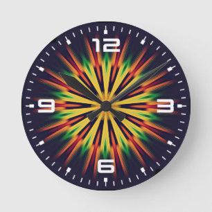 Kaleidoscope Mandala Flower-21855 Ronde Klok