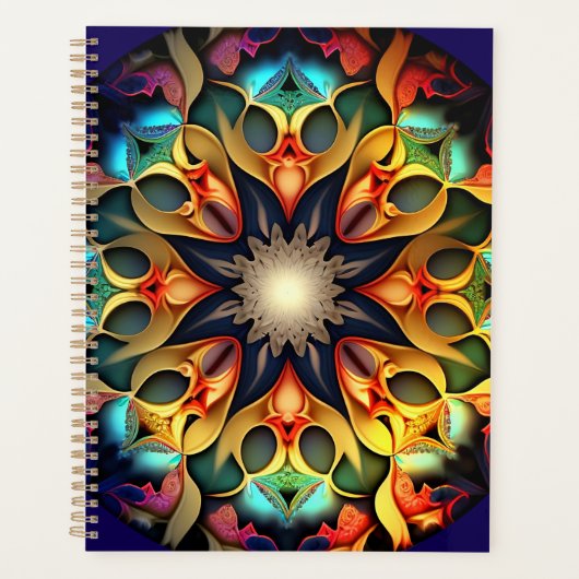 Kaleidoscope Mandala Flower Design-23091 (Devant)