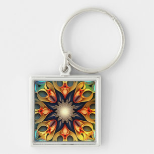 Kaleidoscope Mandala Flower Design-23091 Sleutelhanger