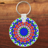 Kaleidoscope Mandalas Sleutelhanger (Voorkant)