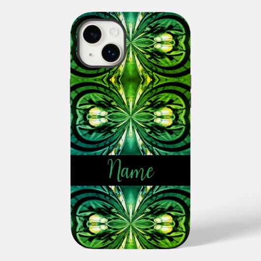 Kaléidoscope nuances de Greens iPhone / coque ipad (Verso)