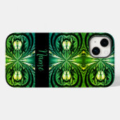 Kaléidoscope nuances de Greens iPhone / coque ipad (Verso (horizontal))