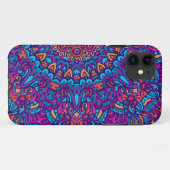 Kaleidoscope Paars Mandala Pattern Case-Mate iPhone Case (Achterkant (horizontaal))